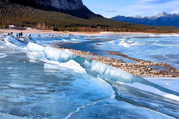 Abraham Lake Ice Bubbles, Peyto & Bow Lake Winter Tour from Banff photo 6