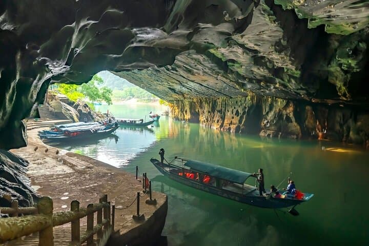 Explore Phong Nha & Paradise Cave: Guided Boat Tour Through Vietnam's Underground Rivers