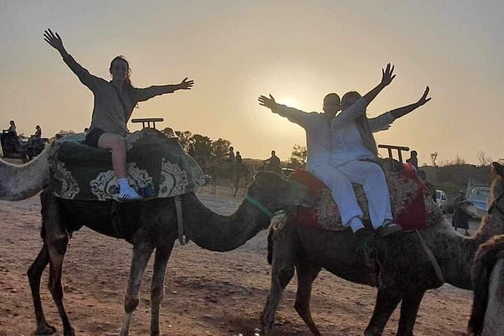 Agadir Camel Ride & BBQ: Sunset Dunes, Souss River Views and Traditional Moroccan Camp