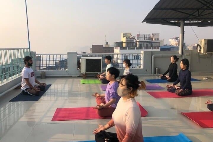 Sunrise Yoga on the Ganges: Rooftop Morning Flow in Varanasi photo 2