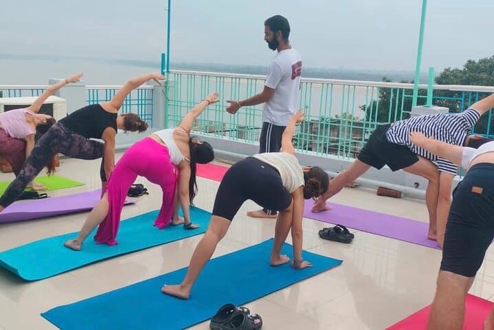 Sunrise Yoga on the Ganges: Rooftop Morning Flow in Varanasi photo 3
