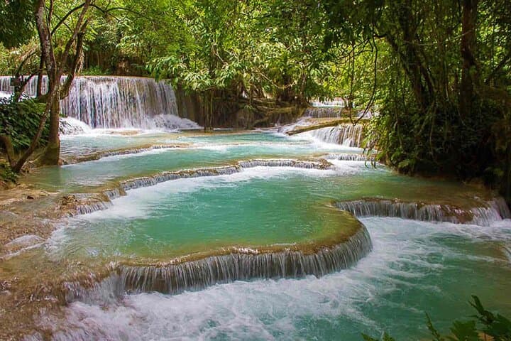 Luang Prabang and Kuang Si Waterfall Day Tour with Lunch