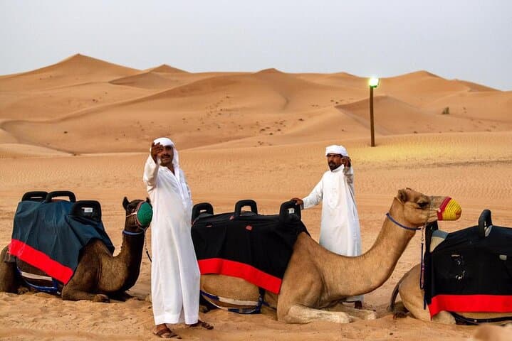 Overnight Dubai Desert Safari: Dinner, Camel Ride & Royal Camp Experience photo 5