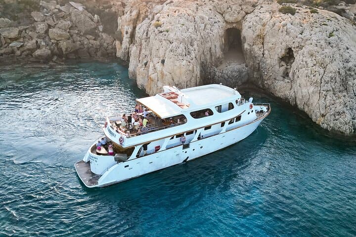 Protaras Harmony Luxury Yacht Cruise to Blue Lagoon, Cape Greco & Varosha photo 5