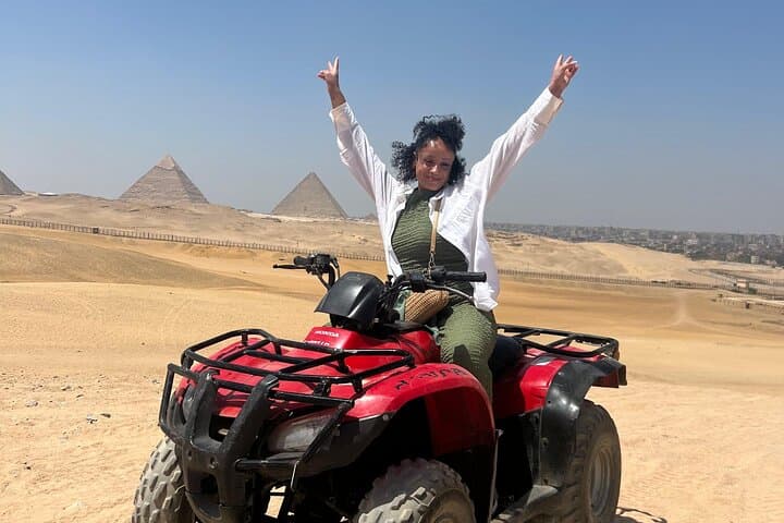 Giza Pyramids Camel Ride and ATV Quad Bike Private Tour photo 2