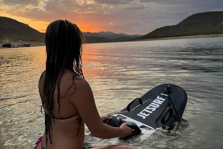Tesla Cybertruck and JetSurf Combo — Sonoran Desert High-Speed Adventure photo 2