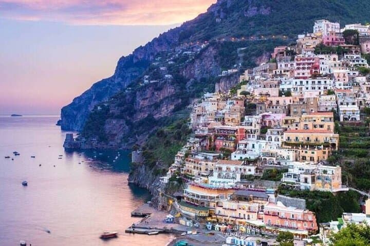 Golden Evening Drive Along the Amalfi Coast: Positano Sunset from Sorrento photo 2