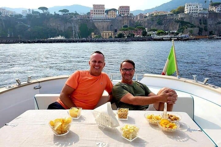 Private Capri and Amalfi Coast Day Cruise Aboard a Gozzo Apreamare 35ft