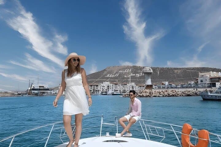 Agadir Boat Tour: Half-Day Atlantic Cruise with Swim & Moroccan BBQ