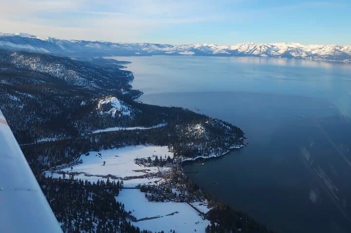 Lake Tahoe Scenic Airplane Flight from Reno — 90–120 Minute Aerial Tour Over Tahoe & Truckee