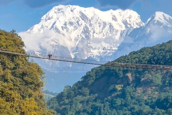 Cross Nepal’s Longest Suspension Bridge: Baglung Kalika & Panchakot Day Tour from Pokhara photo 2