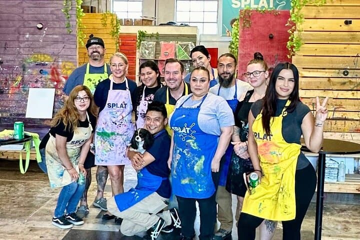 SPLAT Paint Night BYOB: 60-Minute Splatter Art Experience photo 5