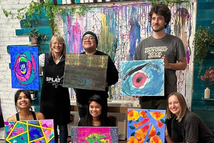 SPLAT Paint Night BYOB: 60-Minute Splatter Art Experience