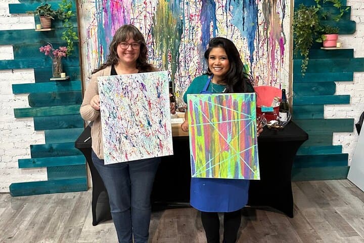 SPLAT Paint Night BYOB: 60-Minute Splatter Art Experience photo 6