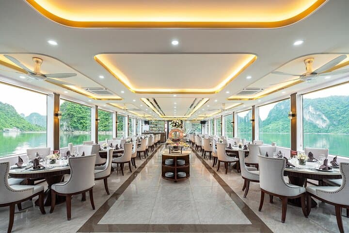 Halong Bay Premium Day Cruise from Hanoi — Limousine Transfer, Buffet & Jacuzzi