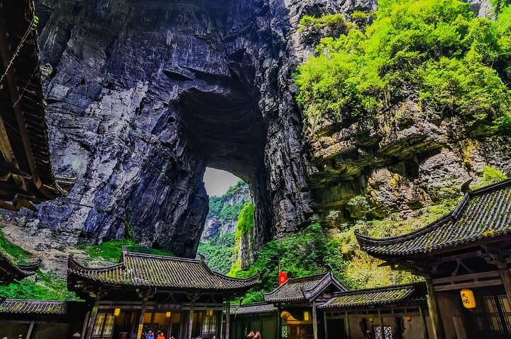 Wulong Three Natural Bridges & Fairy Mountain: Full-Day Private Tour from Chongqing