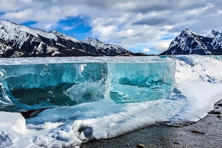 Icefields Parkway Day Tour: Athabasca Glacier, Abraham Lake Ice Bubbles & Scenic Falls photo 6