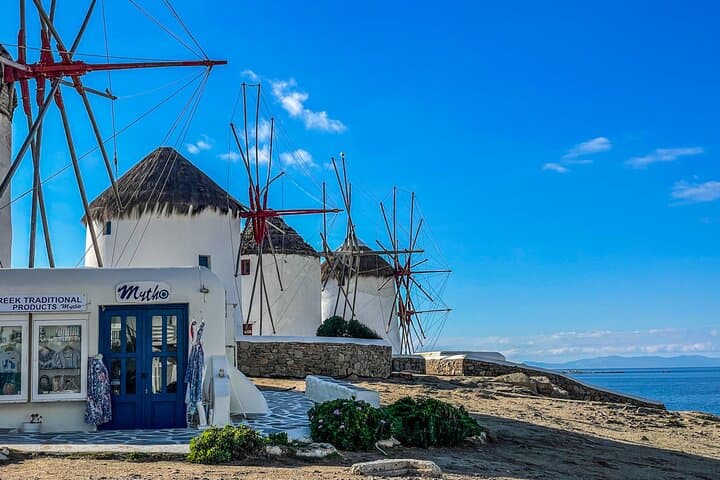 Half-Day Mykonos Highlights: Private Sightseeing Tour of Beaches, Lighthouses & Ano Mera photo 1