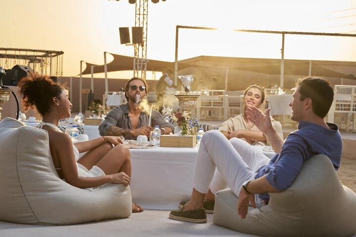 VIP Desert Safari in Dubai: Dunes, Sandboarding, BBQ Dinner & Live Shows