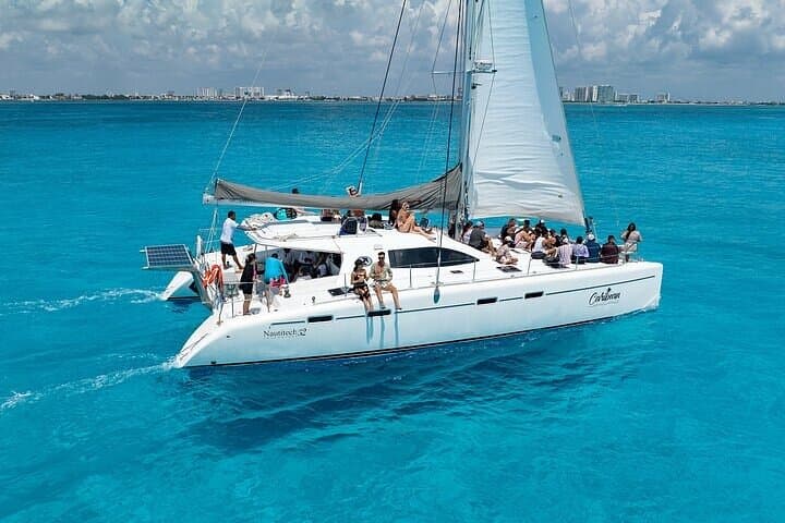 Cancun Private Catamaran Charter — Open Bar, Snorkel El Meco & Isla Mujeres photo 5