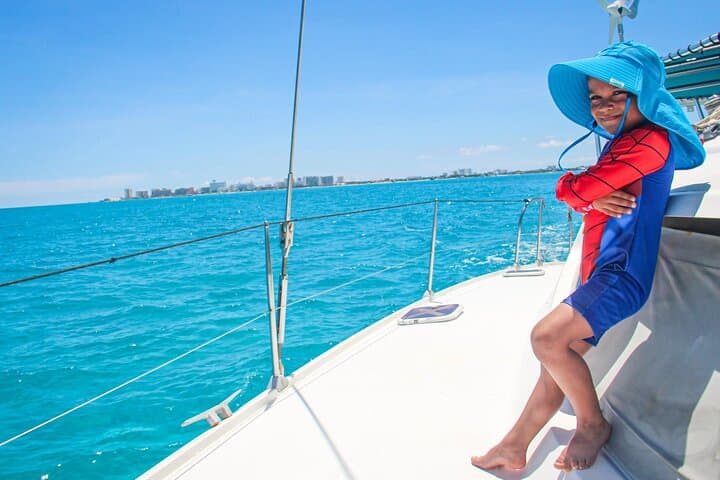 Private Cancún Catamaran Charter & Snorkel at El Meco Reef — 4-Hour Cruise photo 5