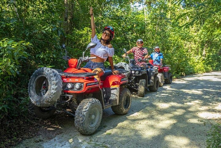ATV Through Cozumel’s Jungle to the Jade Cavern: El Cedral Adventure