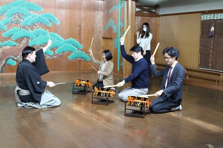 Experience Noh Theater and Dazaifu’s Cultural Treasures: Hands-On Workshop, Umegae Mochi, Shrine & Museum photo 3