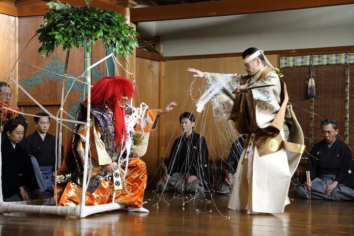 Experience Noh Theater and Dazaifu’s Cultural Treasures: Hands-On Workshop, Umegae Mochi, Shrine & Museum photo 6