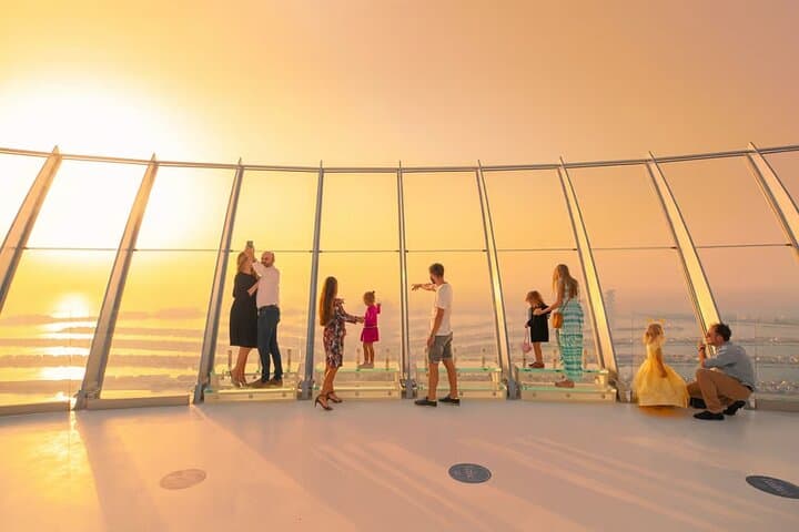 View at The Palm: 360° Panorama Over Palm Jumeirah & Dubai Skyline