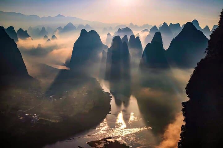 Xianggong Hill & Cormorant Fishing Day Tour — Yangshuo Li River Views photo 1