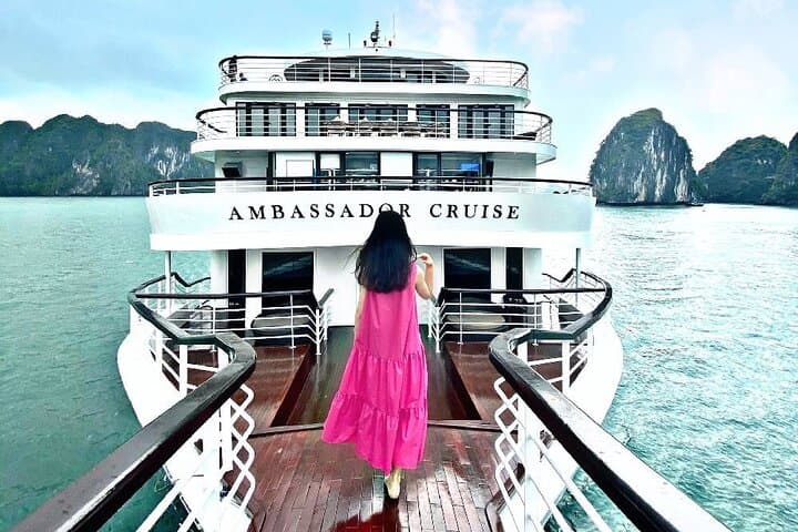 Ha Long Bay Ambassador Cruise: Luxury Day Trip to Sung Sot Cave & Ti Top Island photo 1