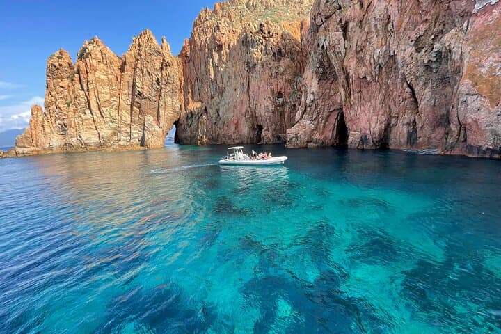 Calanques de Piana Boat Cruise & Snorkel from Sagone or Cargèse