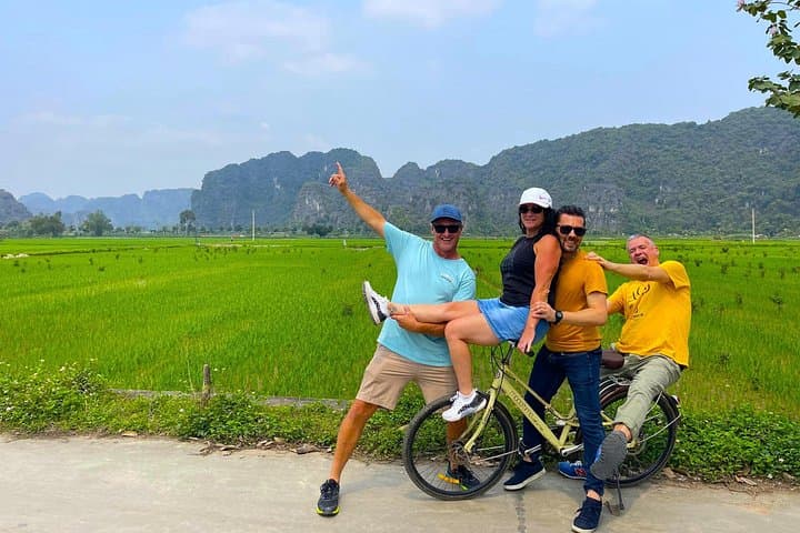 Mua Cave, Trang An & Hoa Lu Day Trip from Hanoi — Hike, Bike and Boat in Ninh Binh photo 2