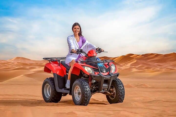Self-Drive Quad Bike Desert Safari in Dubai's Big Red Dunes