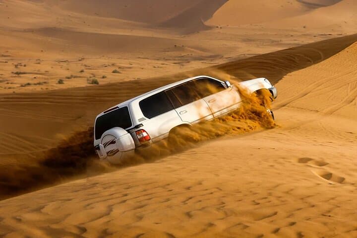 Big Red Dune Bash: VIP 4x4 Safari, Camel Ride & Sunset BBQ in Al Lahbab