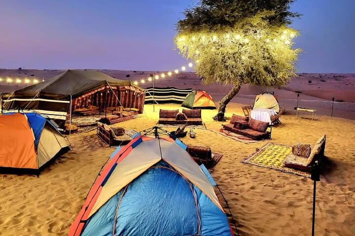 Evening Desert Safari Dubai: Big Red Dunes, Dune Bashing & Bedouin Camp Experience