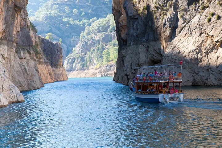 Green Canyon Cruise & Cabrio Bus Day Trip from Side — Oymapinar Dam and Lakeside Lunch