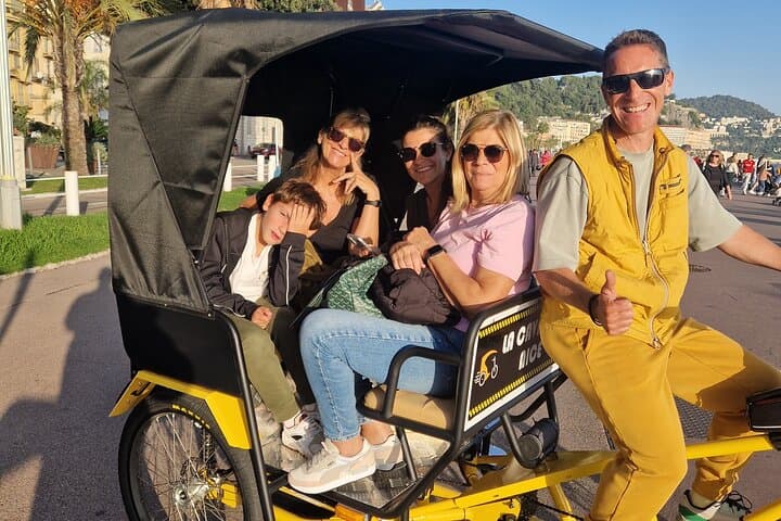 Electric Bike Taxi Family Tour of Nice — 1-Hour City Highlights