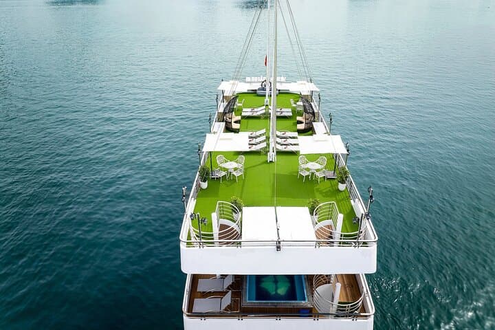 Halong Bay Hercules Premium Day Cruise from Hanoi — Buffet, Caves & Kayaking photo 2