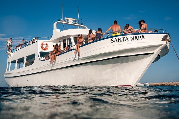 Famagusta Chill and Relax Cruise from Ayia Napa Harbour — Blue Lagoon, Konnos Bay & Ghost Town Views