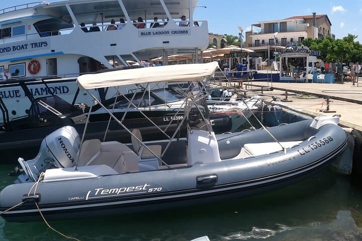 Self-Drive Speedboat to Blue Lagoon: Tempest 570 Akamas Adventure photo 6