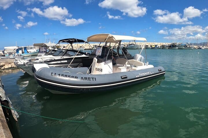 Self-Drive Speedboat to Blue Lagoon: Tempest 570 Akamas Adventure