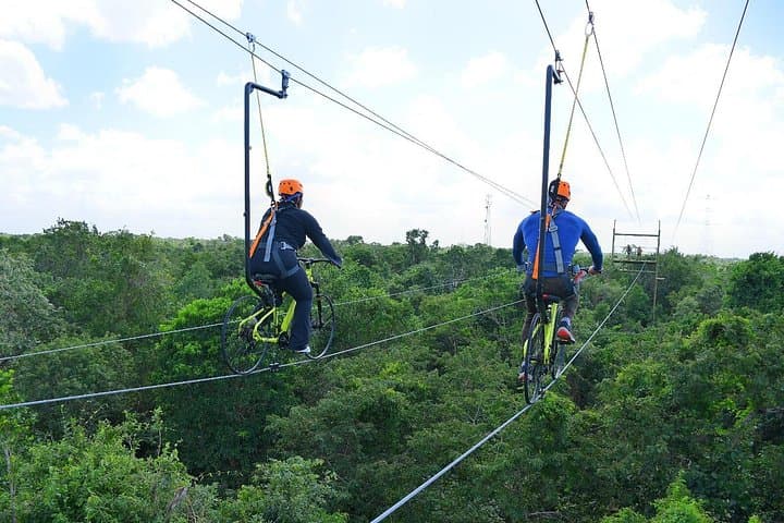 Selvatica Sky Trail Adventure: Sky Bike, Zip Lines, Tarzania & Bungee Swing in Riviera Maya photo 2