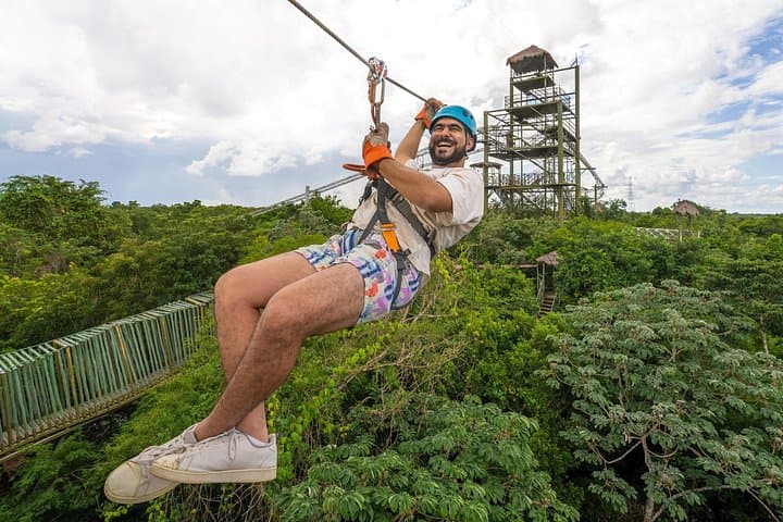 Selvatica Sky Trail Adventure: Sky Bike, Zip Lines, Tarzania & Bungee Swing in Riviera Maya photo 4