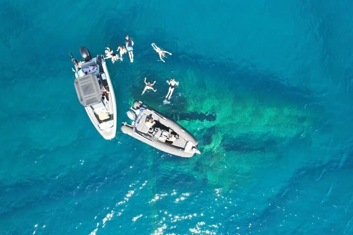 Private Boat Cruise from Vatera to Panagia Kryfti: Snorkel, Hot Springs & Shipwreck
