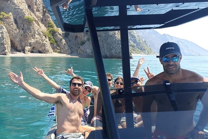 Private Boat Cruise from Vatera to Panagia Kryfti: Snorkel, Hot Springs & Shipwreck photo 3