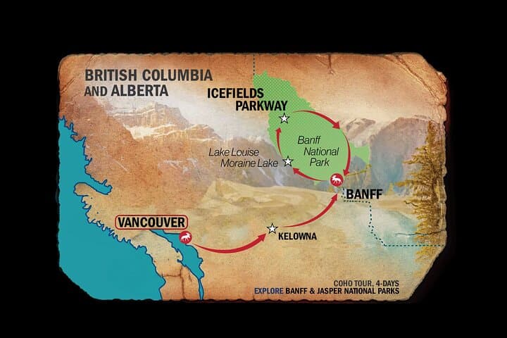 4-Day Coho Tour: Highlights of Banff & Jasper National Parks photo 2
