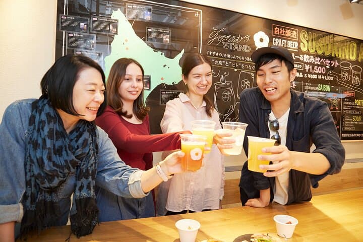 Sapporo Nightlife: Guided Bar-Hopping Tour Through Susukino & Tanuki-koji