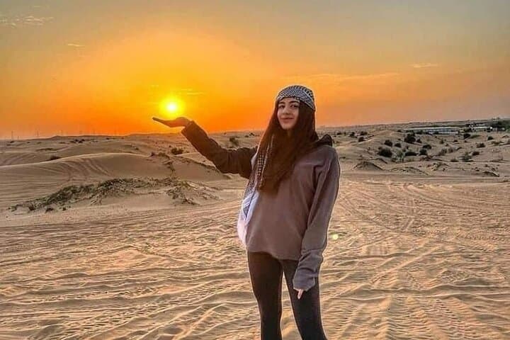 Desert Safari Dubai — Lehbab Dune Bashing, Sandboarding & Bedouin Camp Experience photo 3