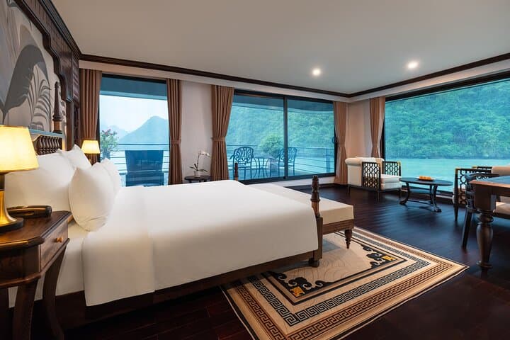 Luxury 2D1N Halong & Lan Ha Bay Cruise with Balcony and Bathtub